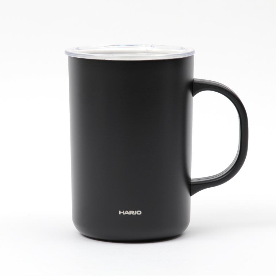 399 แต้ม - HARIO Stainless Thermal Mug with Ceramic coating 470ml - Black / CMG-470-B